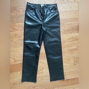 Aritzia Melina leather pants in size 12